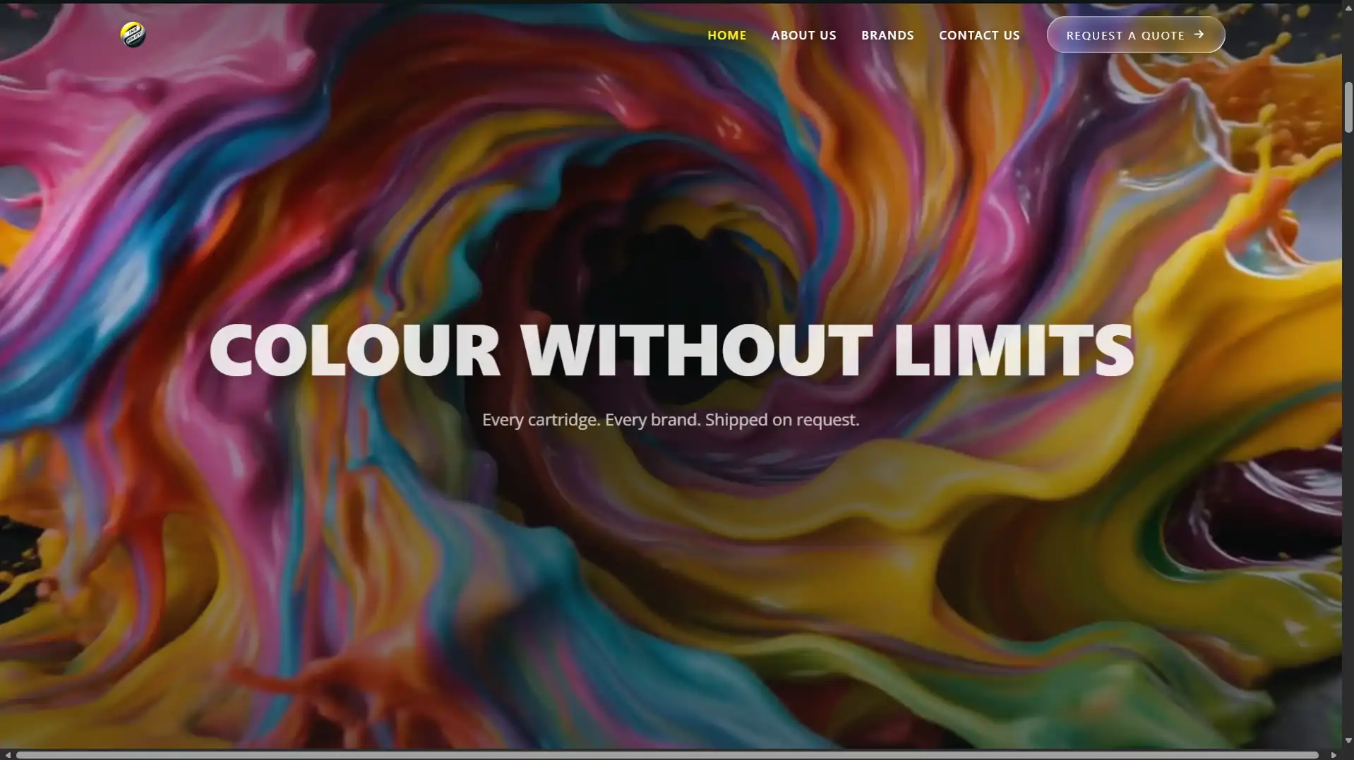 Inkfinity website, designed and built by Website Design JHB